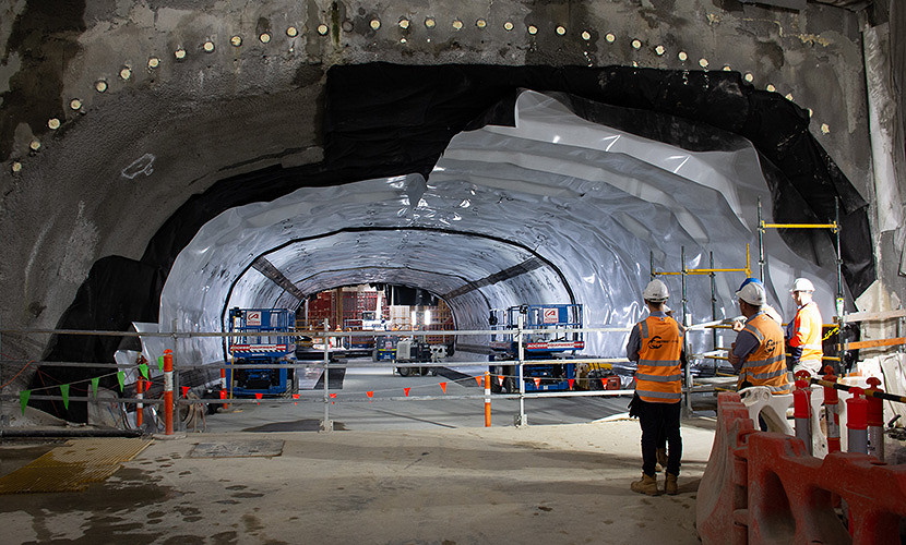 Parkville walkway marks end of Metro tunnelling
